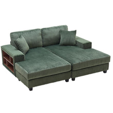 Load image into Gallery viewer, Convertible Sectional Sofa, Sleeper Oversized Living Room Lounge
