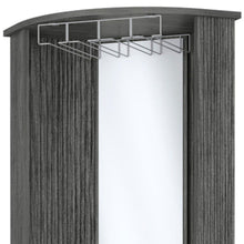 Load image into Gallery viewer, Wood Corner Bar Cabinet With Two Doors - Gray
