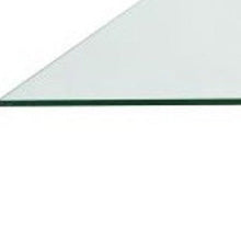 Load image into Gallery viewer, 60" Glass And Metal Cross Leg Base Square Dining Room Table - Clear
