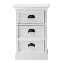 Load image into Gallery viewer, Classic Three Drawer Nightstand - White
