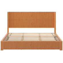 Load image into Gallery viewer, Platform Bed Frame With Headboard, Floor Standing Design
