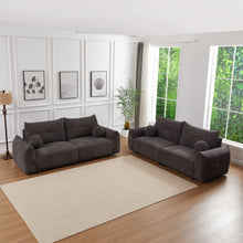 Load image into Gallery viewer, 2 Seater Cushion Comfortable Sofas With 2 Cushions And 2 Ball Pillows
