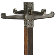 Load image into Gallery viewer, Industrial Chic Vintage Style Coat Rack - Brown
