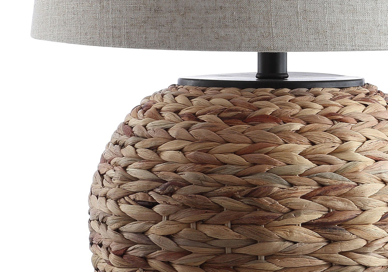 Urn Table Lamp LED With Globe Shade - Natural