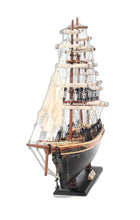 Load image into Gallery viewer, Hand Painted Cutty Sark Model Boat Tabletop Sculpture - Brown
