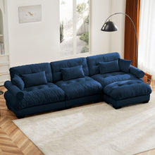 Load image into Gallery viewer, Super Comfort Oversized Modular Sectional Sofa With Movable Ottoman

