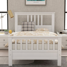 Load image into Gallery viewer, Platform Bed With Paneled Headboard And Footboard
