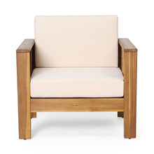 Load image into Gallery viewer, Slat Design Club Chairs With Cushions
