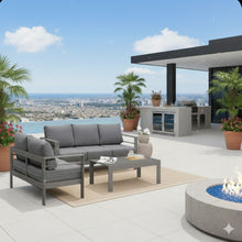 Load image into Gallery viewer, Outdoor Patio Set, All-Weather With Thick Cushions
