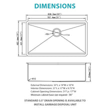 Load image into Gallery viewer, Stainless Steel Undermount Kitchen Sink With Workstation
