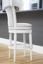 Load image into Gallery viewer, Solid Wood Bar Chair - Light Gray / White
