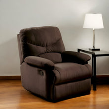 Load image into Gallery viewer, Microfiber Recliner - Chocolate
