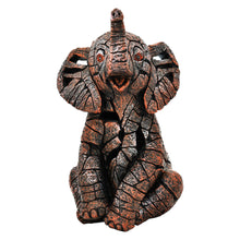 Load image into Gallery viewer, Elephant Tabletop Sculpture - Brown / White
