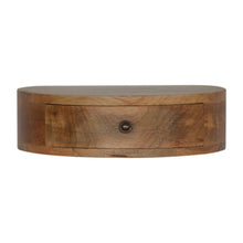 Load image into Gallery viewer, Wall Mounted Rounded Nightstand - Oak
