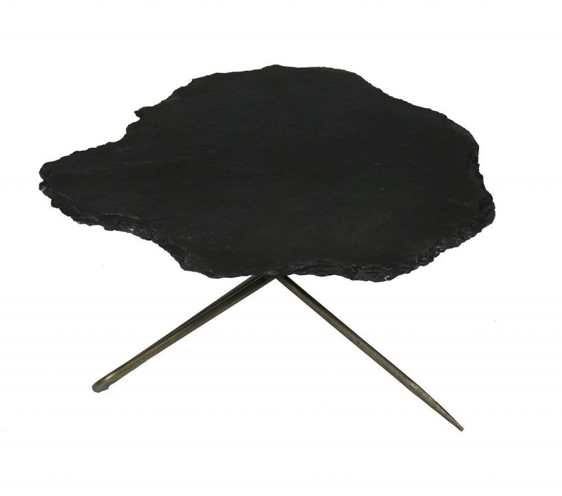 Live Edge Coffee Tables (Set of 2) - Black