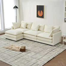 Load image into Gallery viewer, Modular Ottoman Style Deep Seat Sofa With Cushions
