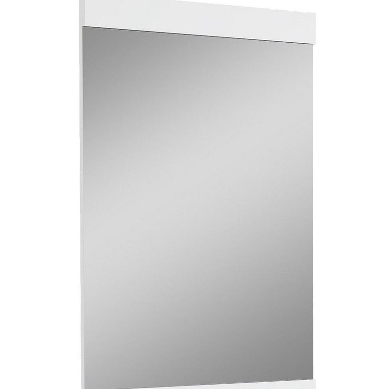 45" Superb High Gloss Mirror - White
