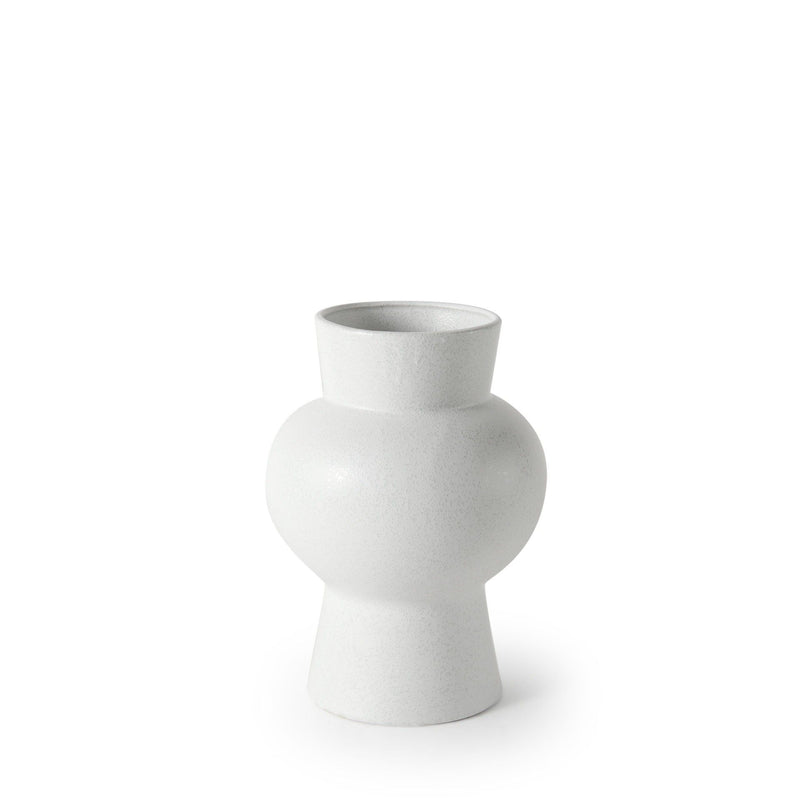 Abstract Cylinder Table Vase (397593) - White