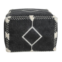 Load image into Gallery viewer, Ottoman Cotton 18" - Black
