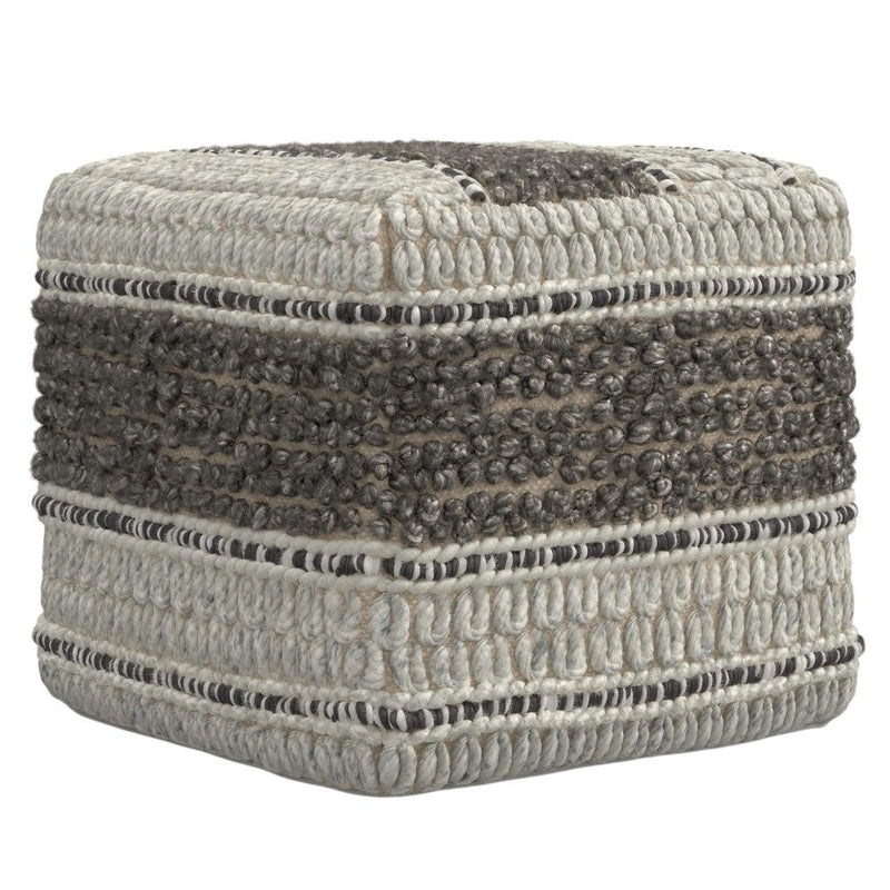 Pouf Ottoman Wool - Brown