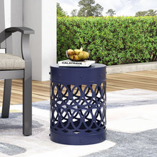 Load image into Gallery viewer, Outdoor Metal Large End Table, Modern Design

