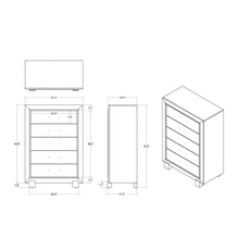 Load image into Gallery viewer, Skye - Marble Chest - White
