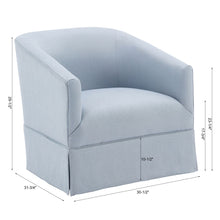 Load image into Gallery viewer, Earl - Skirted Swivel Chair
