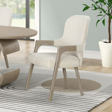 Load image into Gallery viewer, Gwendolyn - Upholstered Arm Chair (Set of 2) - Cerused Taupe
