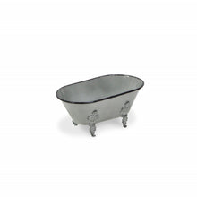 Load image into Gallery viewer, Hand Painted Decorative Tub Tabletop Sculpture (399643) - Gray
