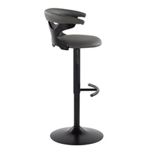 Load image into Gallery viewer, Gardenia - Contemporary Adjustable Barstool With Swivel With Rounded T Footrest (Set of 2)
