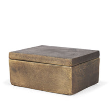 Load image into Gallery viewer, Decorative Box Tabletop Sculpture (608688) - Gold
