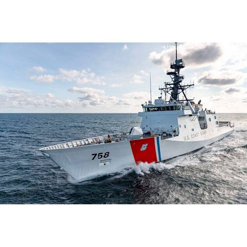 Hand Painted Model Boat (624488) - White