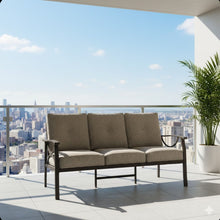 Load image into Gallery viewer, All-Weather 3 Seat Patio Sofa With Cushions
