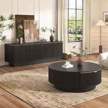 Load image into Gallery viewer, Farmhouse Matching Coffee Table &amp; TV Console Set
