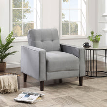 Load image into Gallery viewer, Harvey - Upholstered Tufted Accent Chair - Gray
