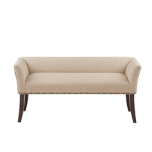 Load image into Gallery viewer, Elegant Design Bench Upholstery, Solid Wood Frame

