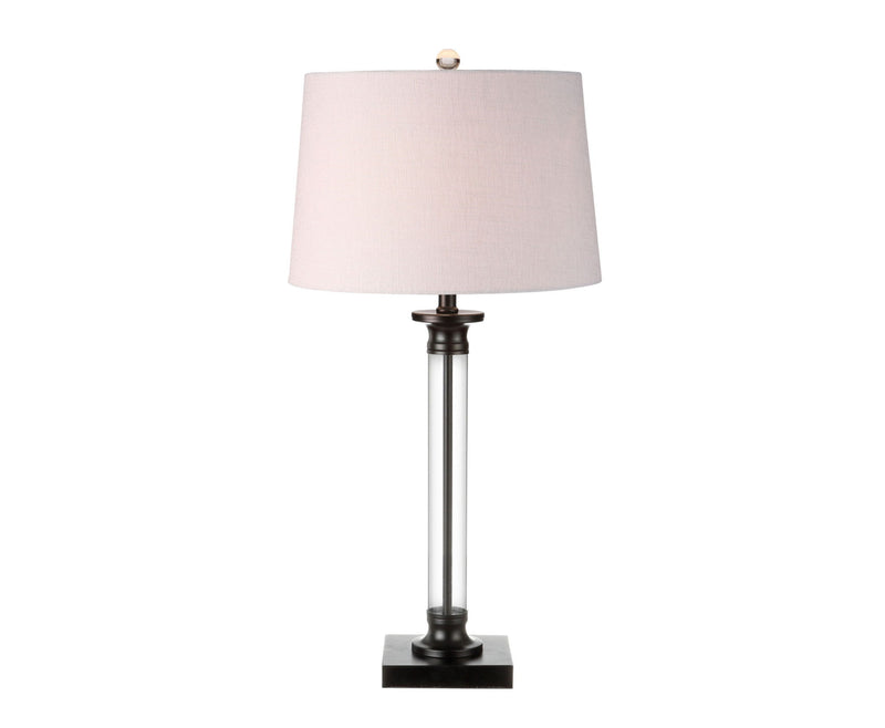 30" Table Lamps With Drum Shades (Set of 2) - Black