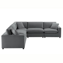 Load image into Gallery viewer, Caylie - Modular 5 Piece Sectional - Charcoal
