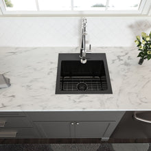 Load image into Gallery viewer, Topmount 16G Stainless Steel Kitchen Sink Deep Single Bowl - Gunmetal Black
