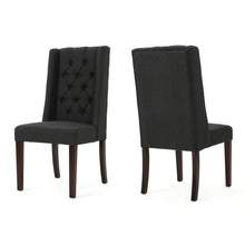Load image into Gallery viewer, Sophisticated Tufted Dining Chair With High Back Design
