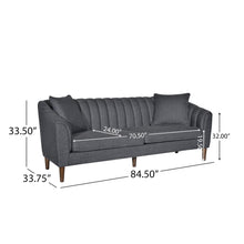 Load image into Gallery viewer, Contemporary 3 Seater Sofa With Accents
