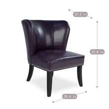Load image into Gallery viewer, Accent Chair For Living Room - Purple
