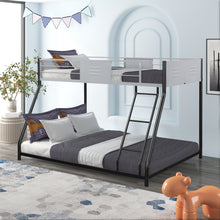 Load image into Gallery viewer, Metal Twin over Full Bunk Bed/ Heavy-duty Sturdy Metal/ Noise Reduced/ Safety Vent Board Guardrail/ CPC Certified/ No Box Spring Needed
