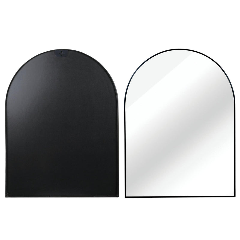Aluminum Arch Framed Bathroom Vanity Mirror (756107) - Black
