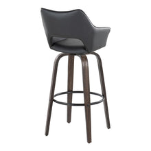 Load image into Gallery viewer, Mustang - Contemporary Fixed Height Barstool With Swivel With Round Footrest (Set of 2)
