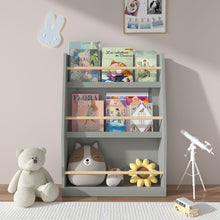 Load image into Gallery viewer, 3 Tier Book Shelf, Compact Storage For Bedrooms
