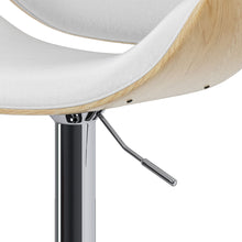 Load image into Gallery viewer, Marana - Handcrafted Bentwood Adjustable Swivel Bar Stool
