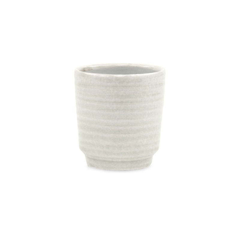 Round Pot Planter (487472) - White