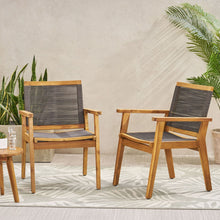 Load image into Gallery viewer, Outdoor Dining Chair (Set of 2) - Dark Gray
