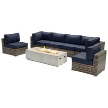 Load image into Gallery viewer, Outdoor Elegance Conversation Set With Fire Pit
